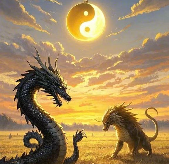 I Ching:Kun Hexagram(䷁) 4 yinyang