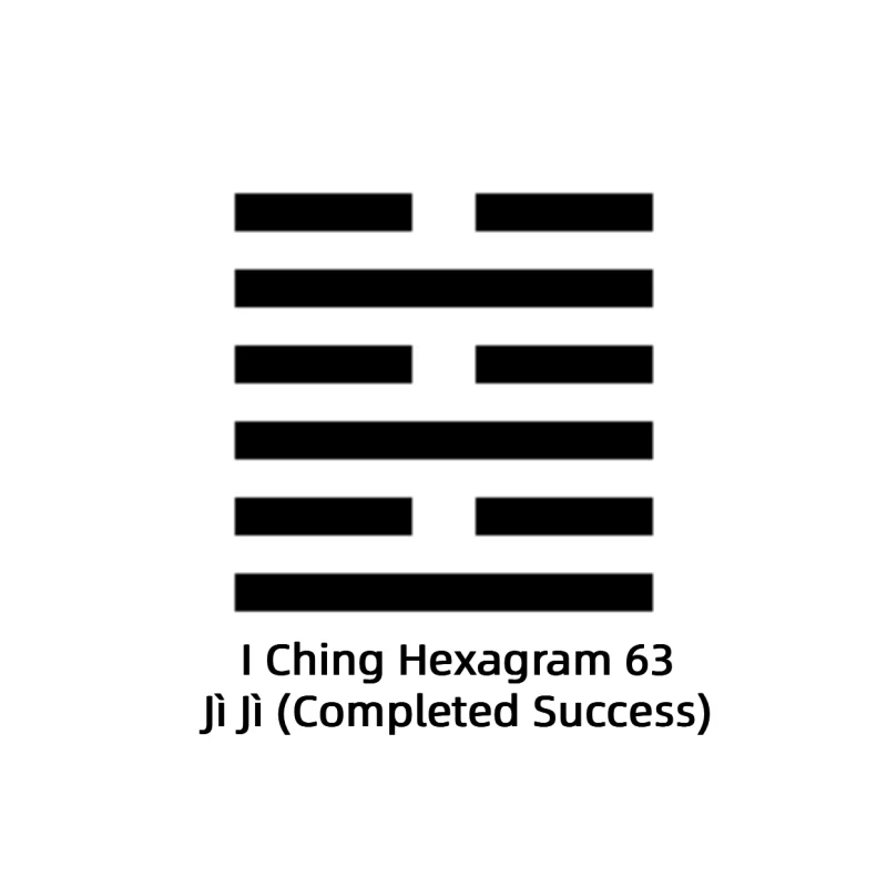 I Ching Hexagram 63 Ji Ji Completed Success
